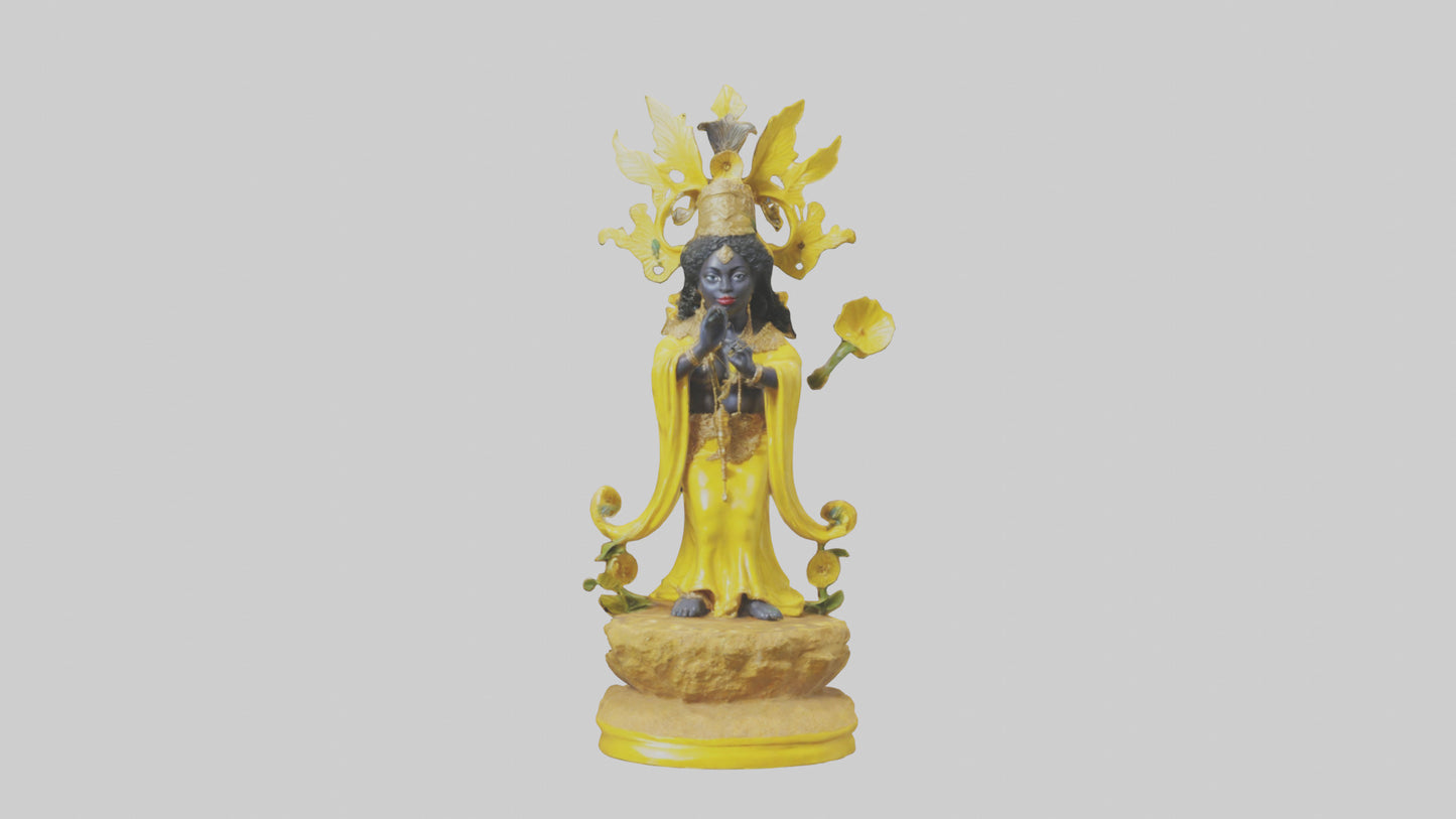Oshun statue model 3D model