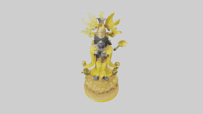 Oshun statue model 3D model