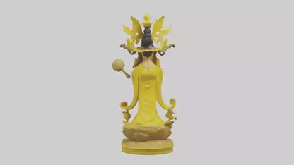 Oshun statue model 3D model
