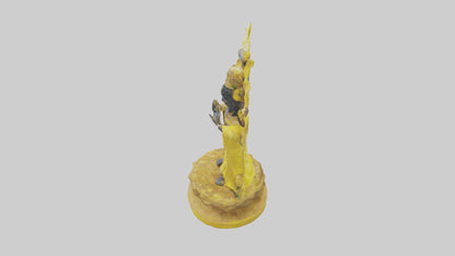 Oshun statue model 3D model