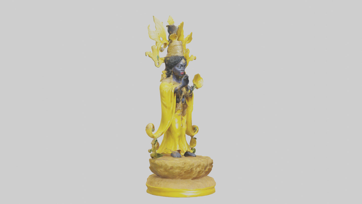 Oshun statue model 3D model