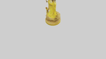 Oshun statue model 3D model