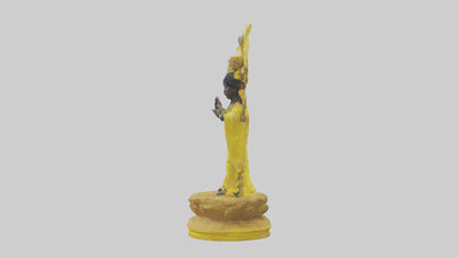 Oshun statue model 3D model