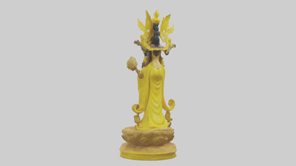 Oshun statue model 3D model