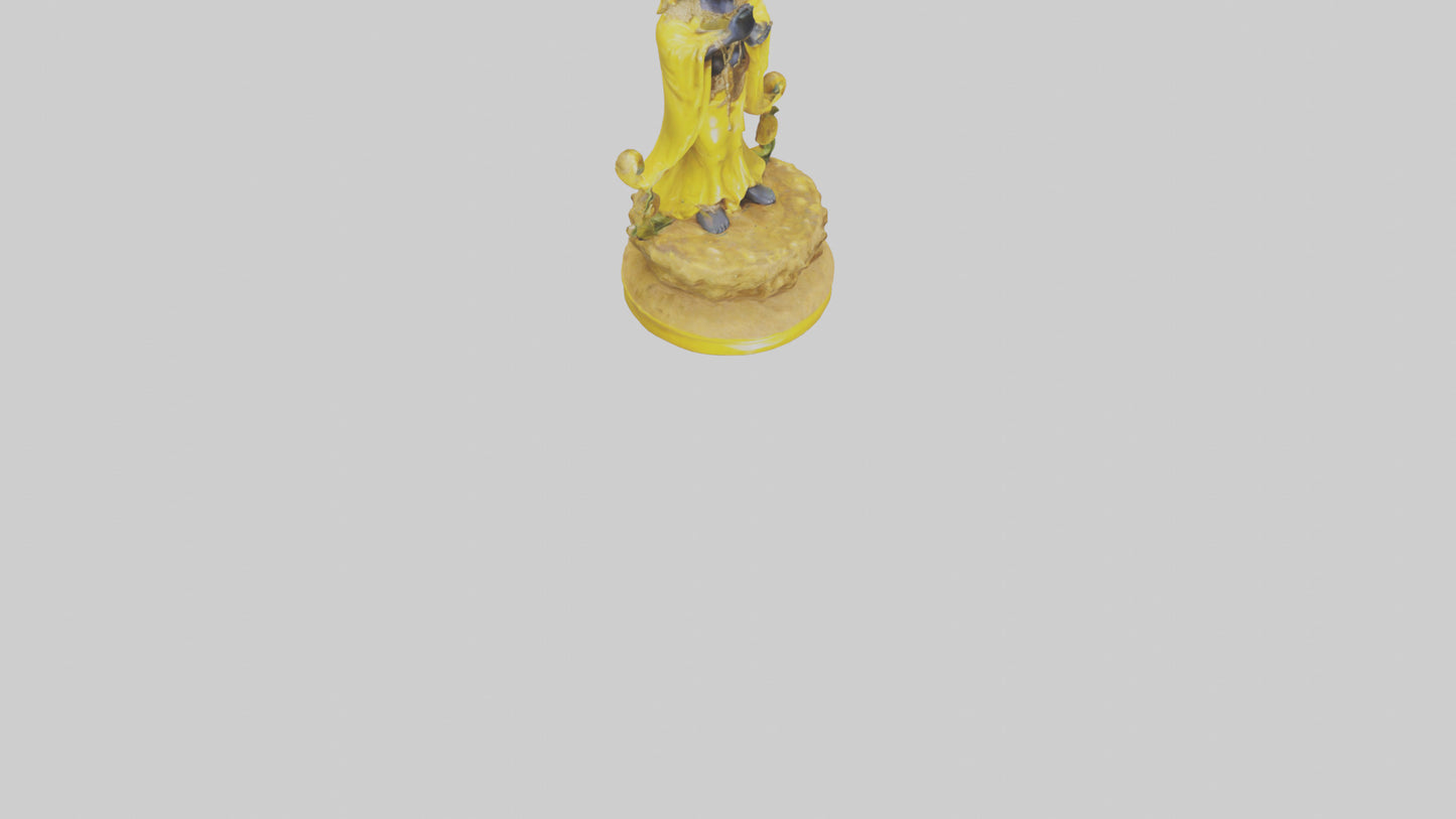 Oshun statue model 3D model