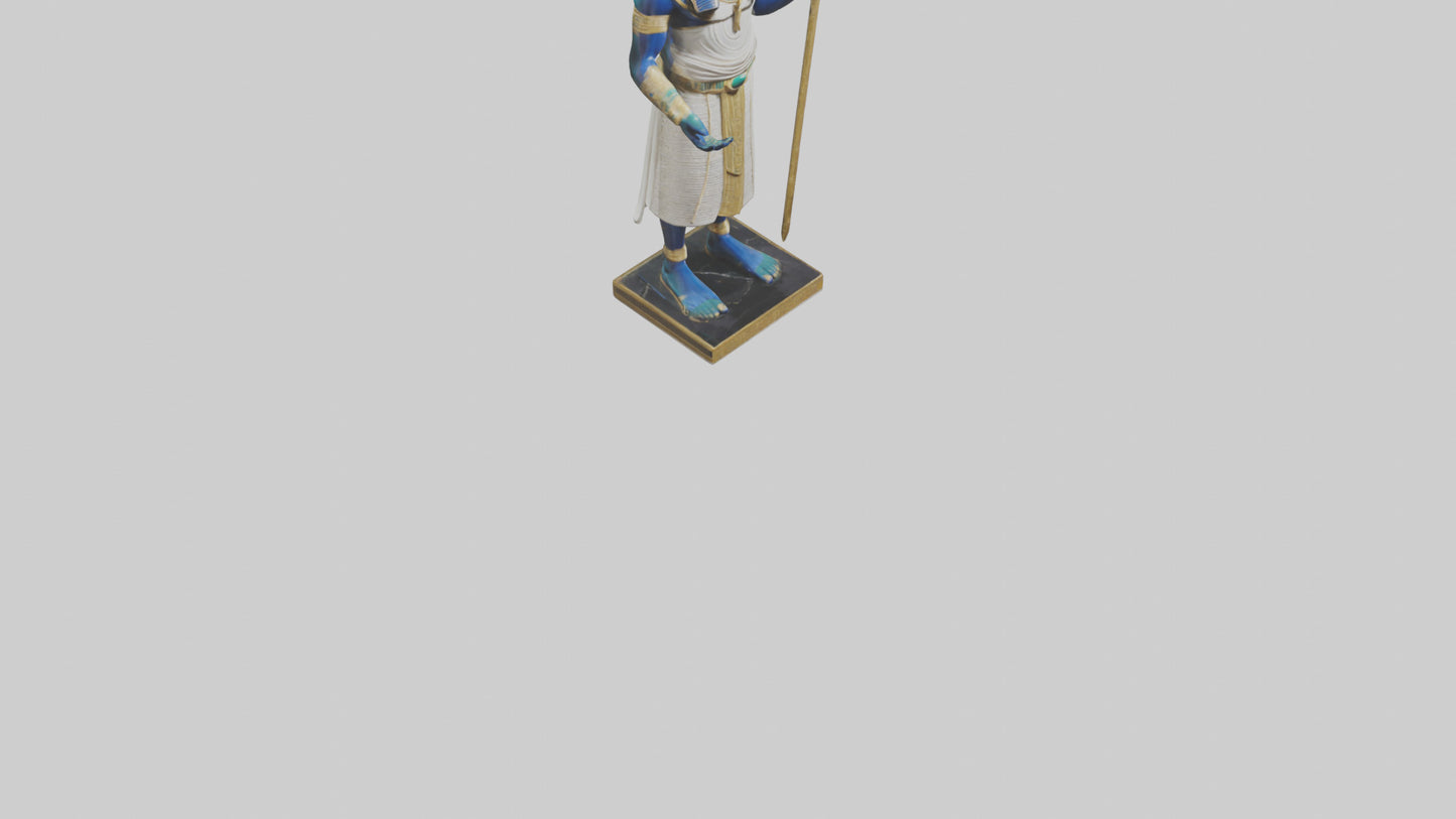 Osiris statue model 3D model