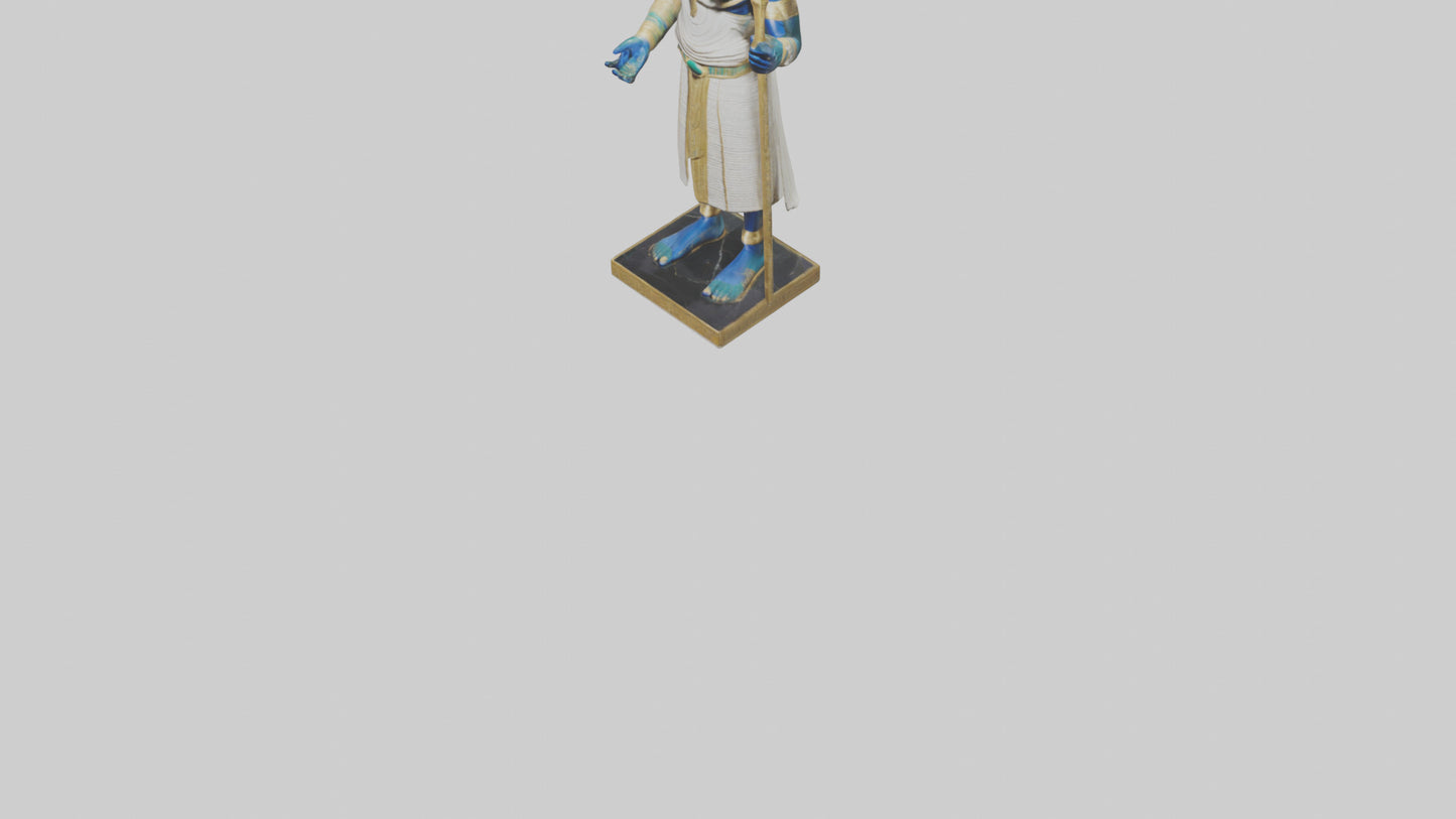 Osiris statue model 3D model