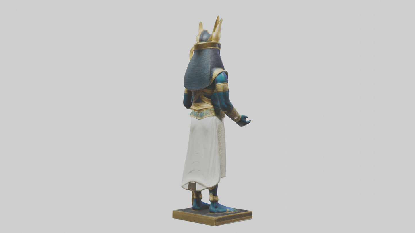 Osiris statue model 3D model