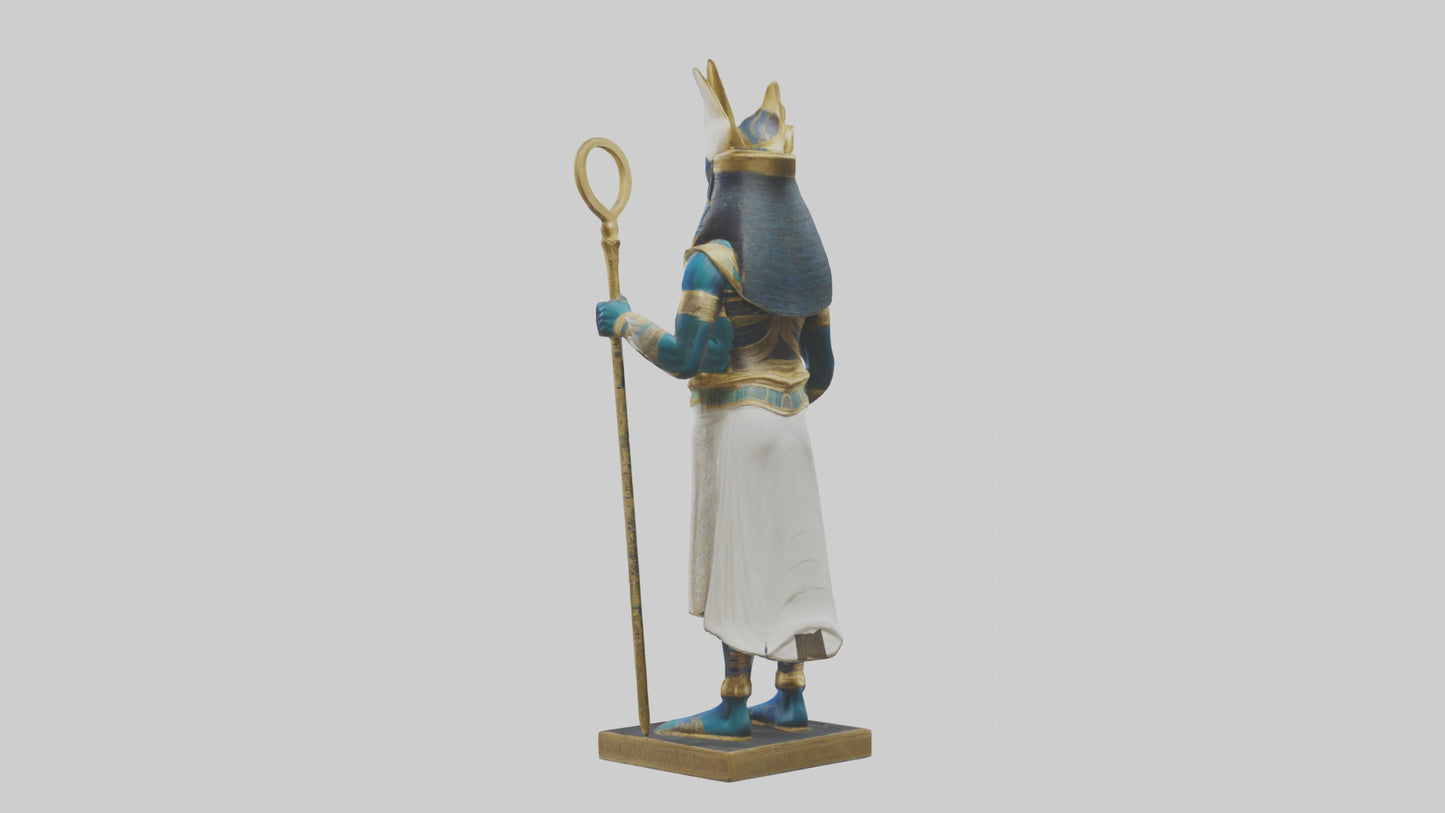 Osiris statue model 3D model