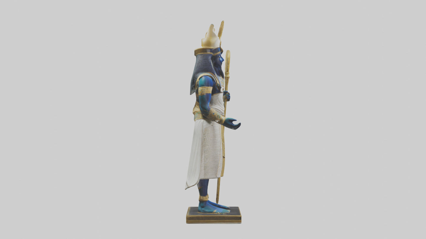 Osiris statue model 3D model
