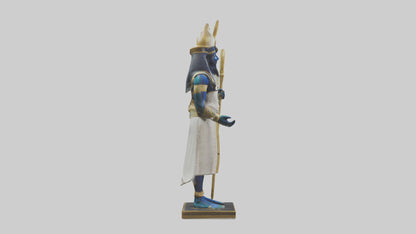 Osiris statue model 3D model