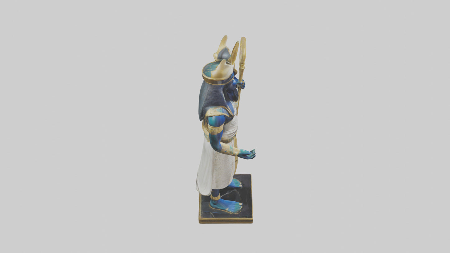 Osiris statue model 3D model
