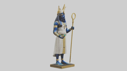 Osiris statue model 3D model
