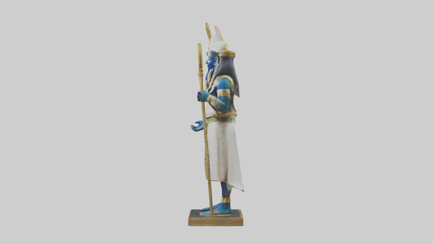 Osiris statue model 3D model
