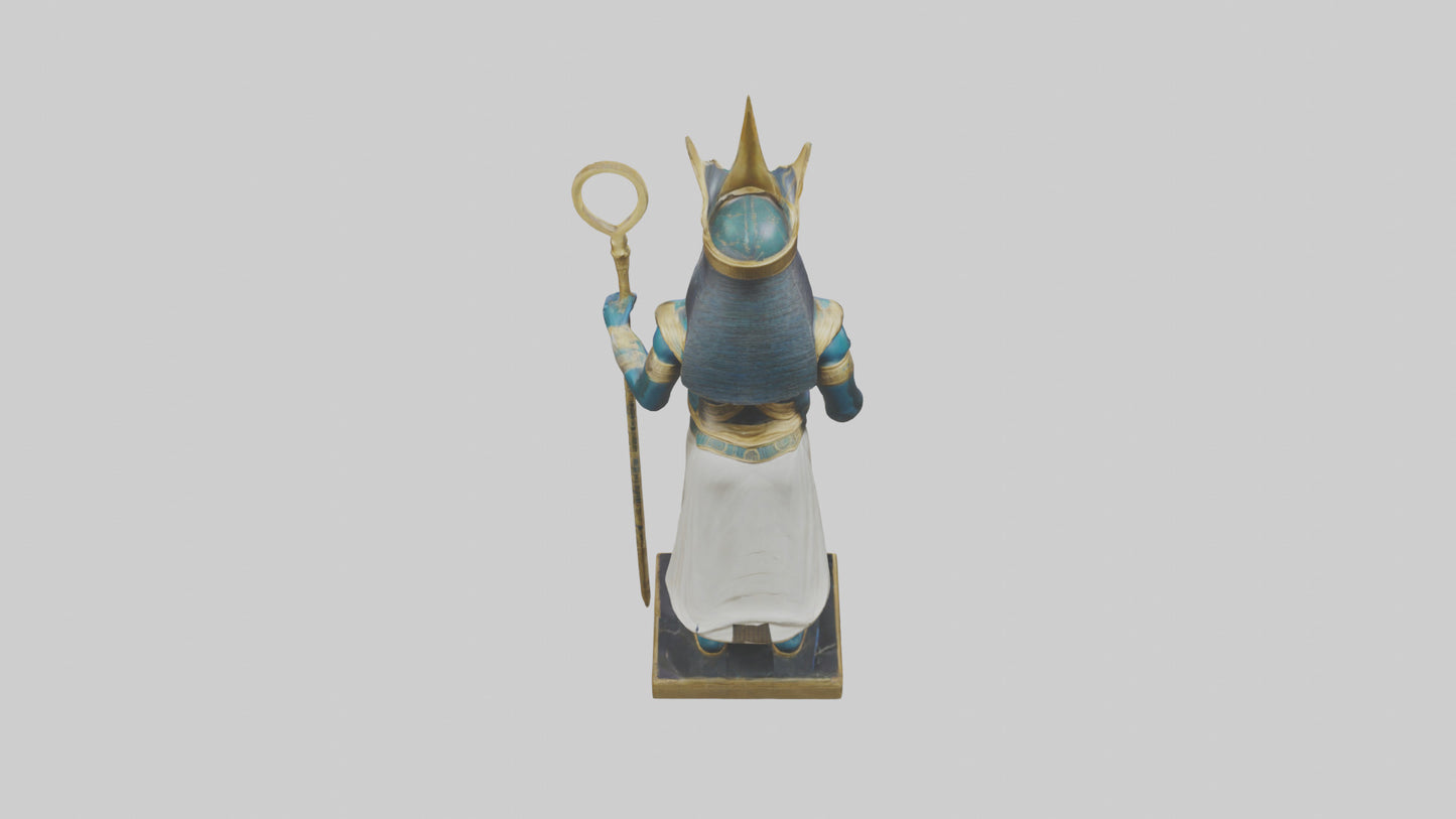 Osiris statue model 3D model