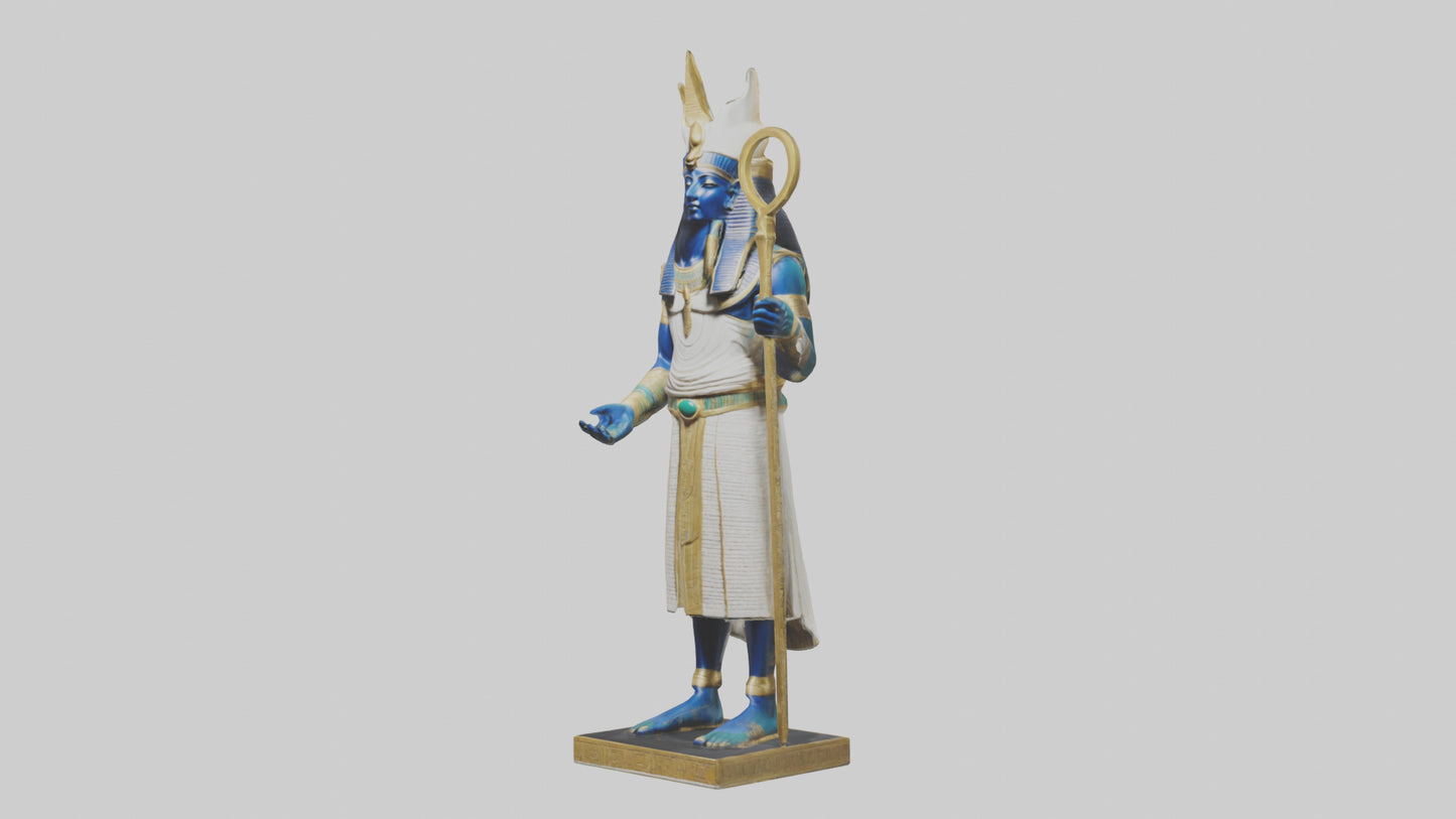 Osiris statue model 3D model