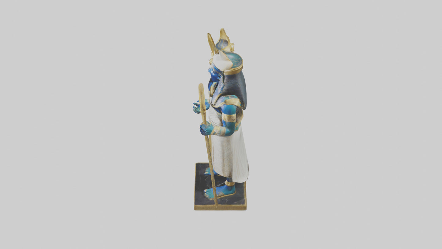 Osiris statue model 3D model