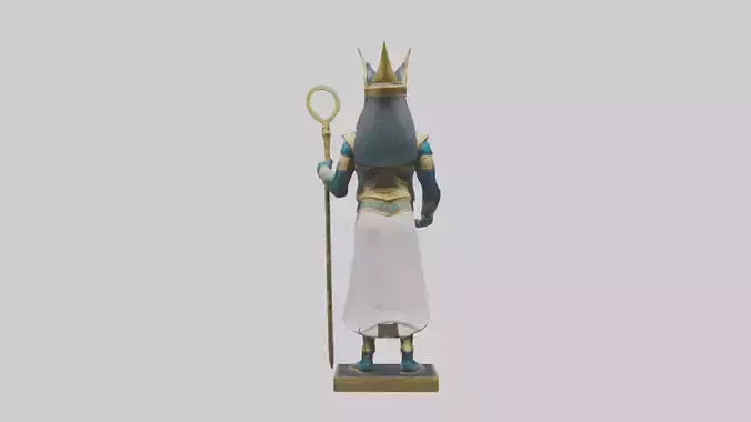 Osiris statue model 3D model