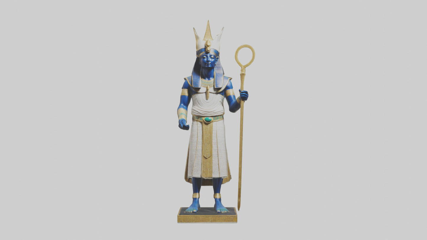 Osiris statue model 3D model