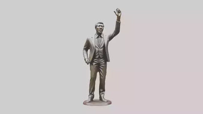 Otis Redding statue model VR / AR / low-poly