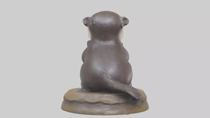 Otter Pup statue model 3D model