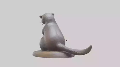 Otter statue model 3D model