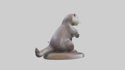 Otter statue model 3D model