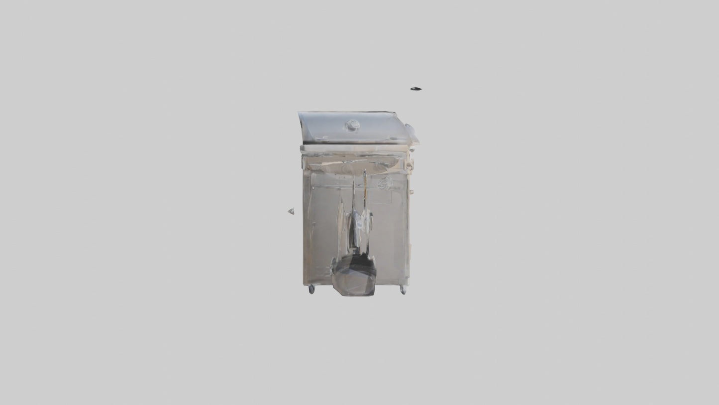 Outdoor BBQ Grill Set model 3D model