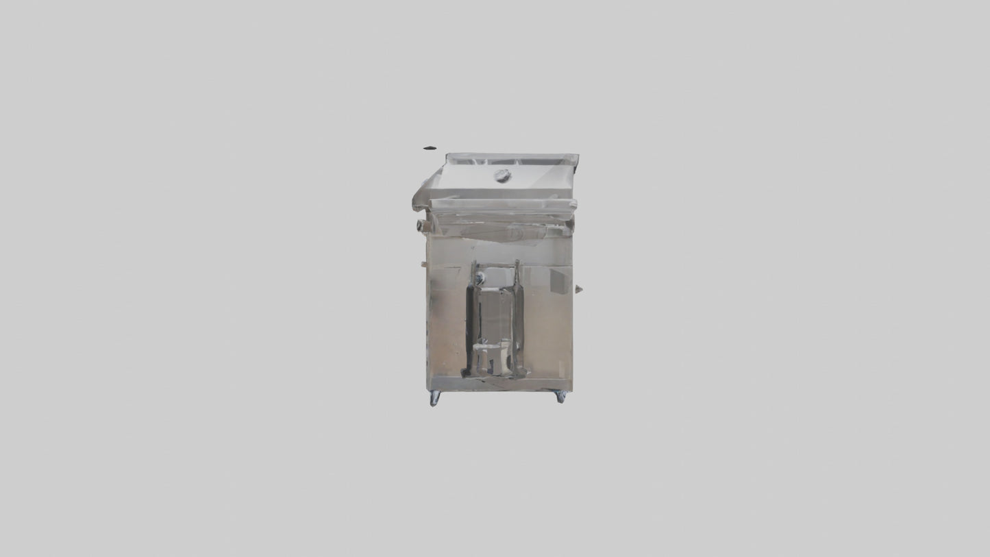 Outdoor BBQ Grill Set model 3D model