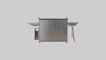 Outdoor BBQ Grill Set model 3D model