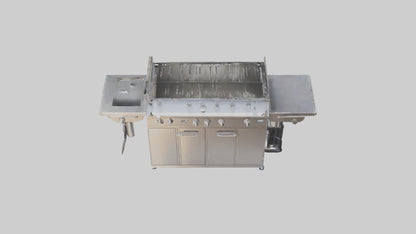 Outdoor BBQ Grill Set model 3D model