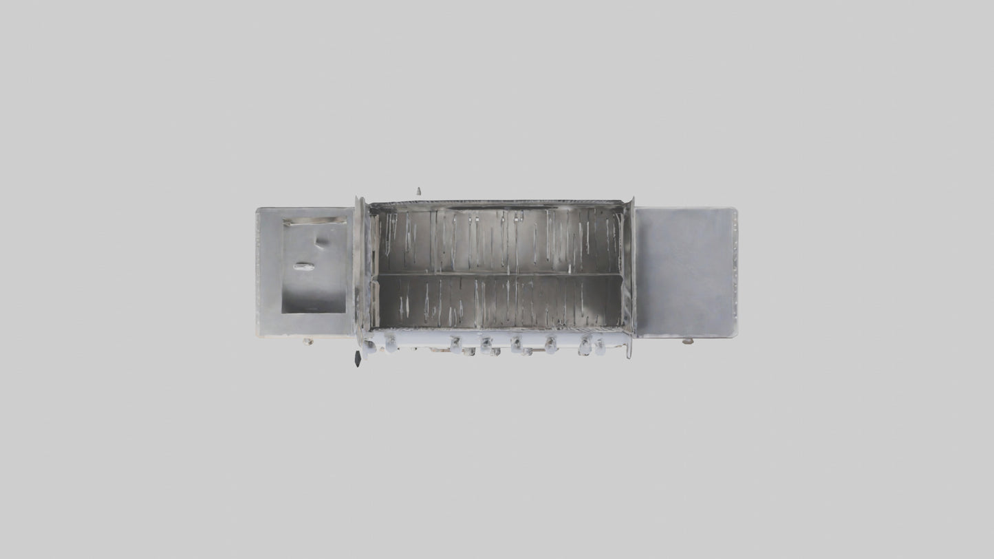 Outdoor BBQ Grill Set model 3D model