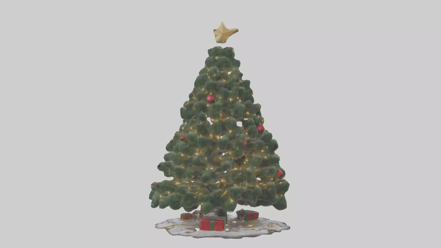 Outdoor Christmas Tree model 3D model
