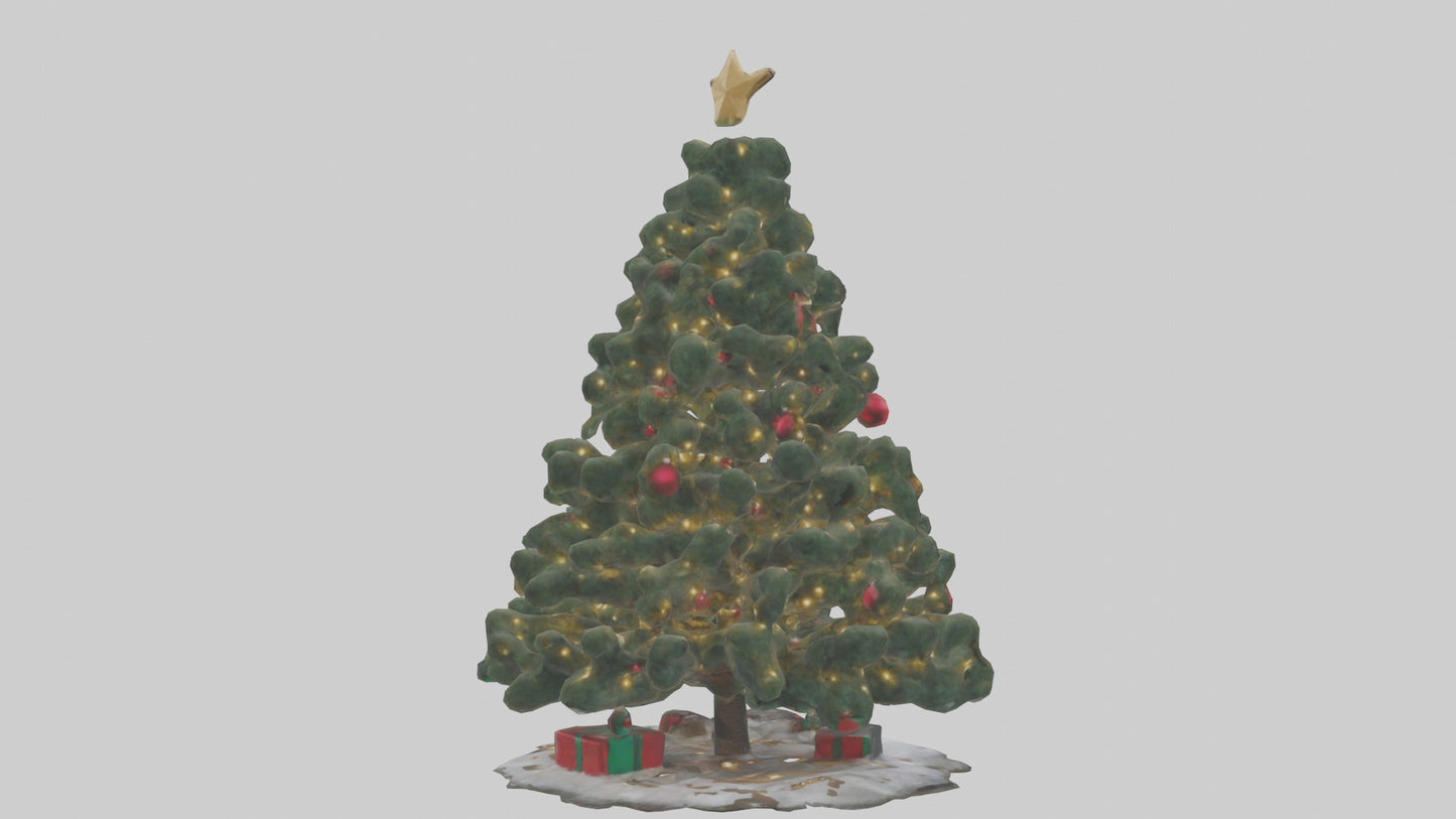 Outdoor Christmas Tree model 3D model