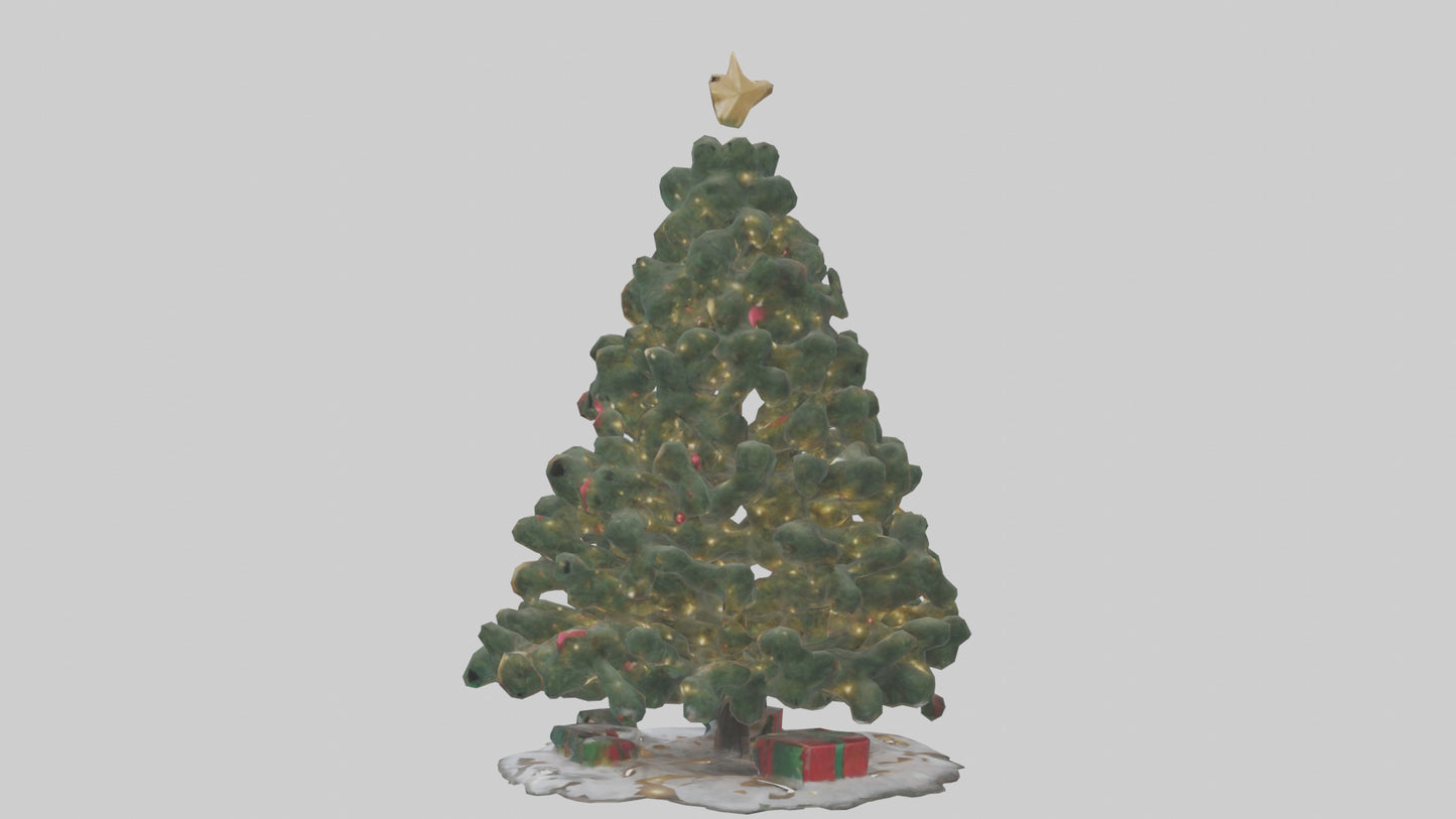 Outdoor Christmas Tree model 3D model