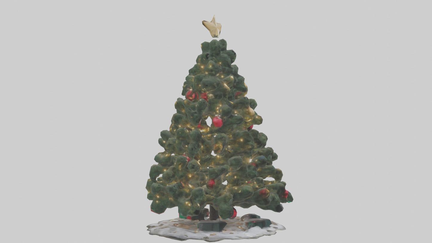 Outdoor Christmas Tree model 3D model