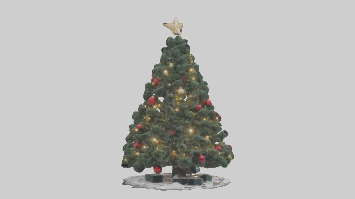 Outdoor Christmas Tree model 3D model