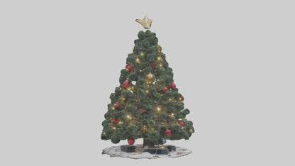 Outdoor Christmas Tree model 3D model