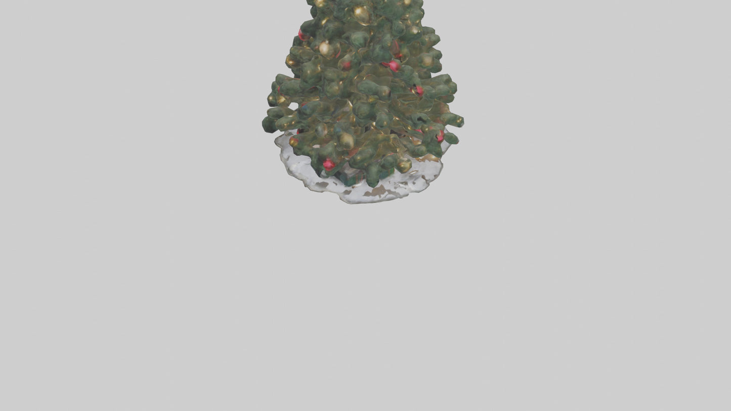 Outdoor Christmas Tree model 3D model