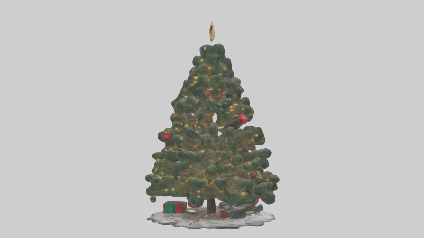 Outdoor Christmas Tree model 3D model