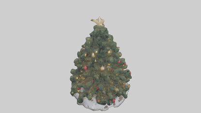 Outdoor Christmas Tree model 3D model