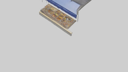 Outdoor Food Stand model VR / AR / low-poly