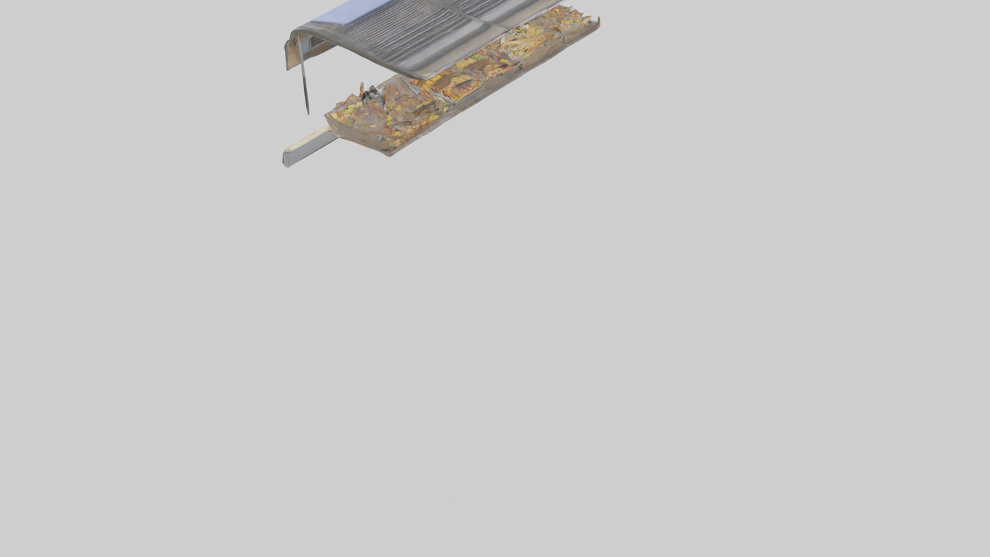 Outdoor Food Stand model VR / AR / low-poly