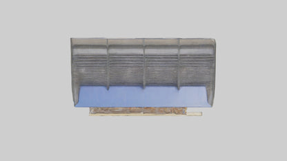 Outdoor Food Stand model VR / AR / low-poly