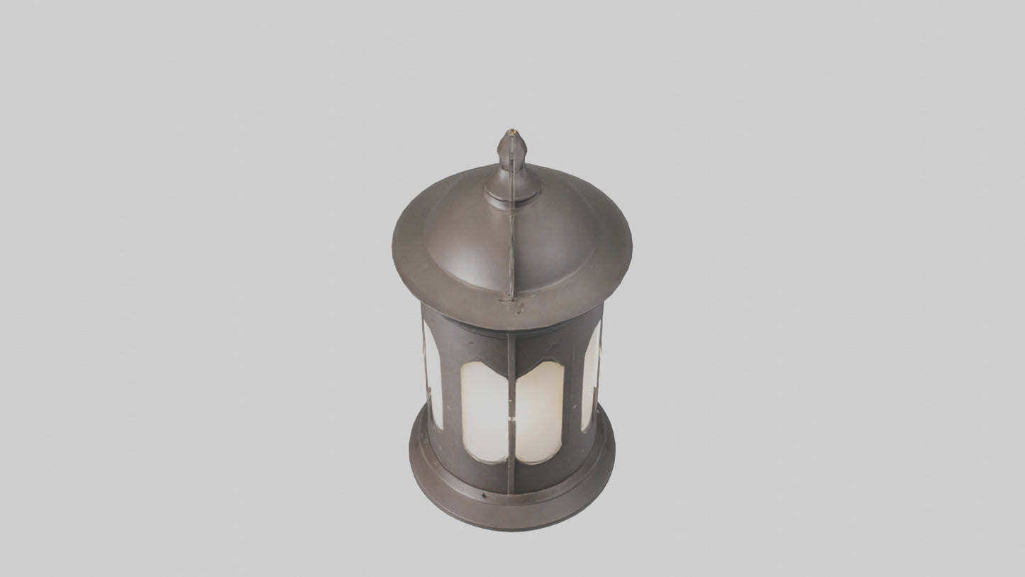 3D model Outdoor lantern model VR / AR / low-poly