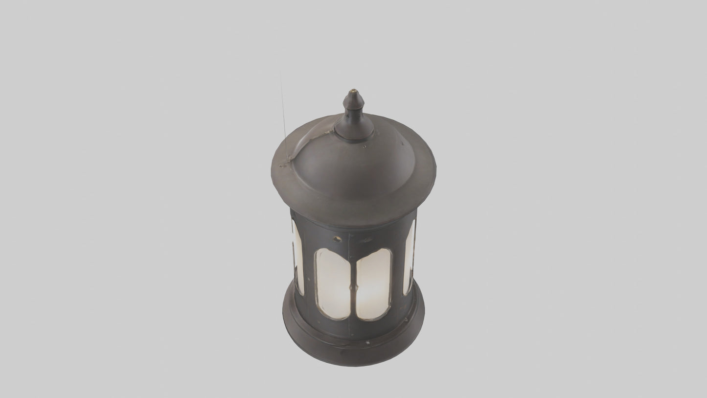 3D model Outdoor lantern model VR / AR / low-poly