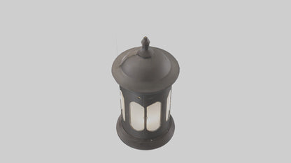 3D model Outdoor lantern model VR / AR / low-poly