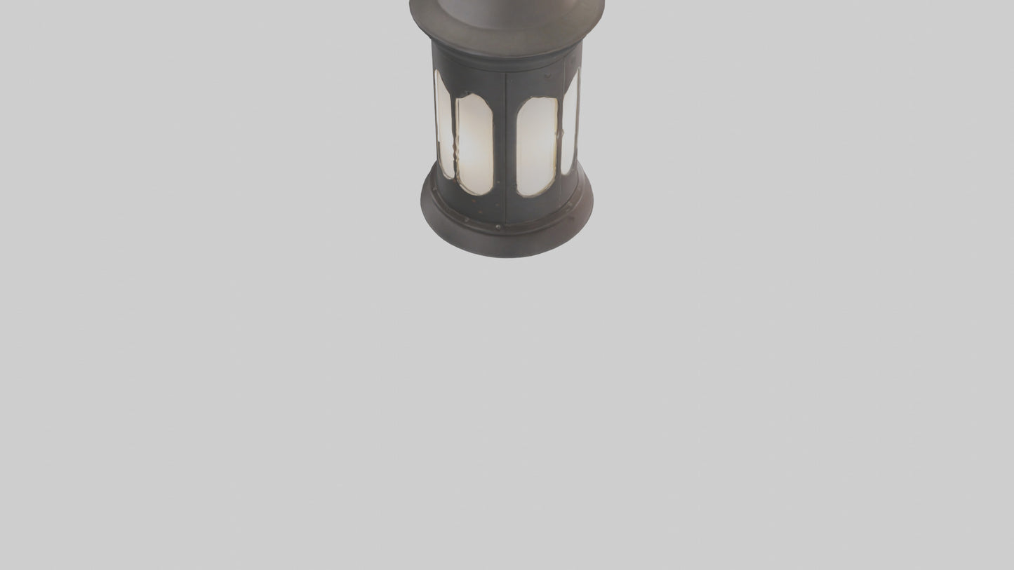 3D model Outdoor lantern model VR / AR / low-poly
