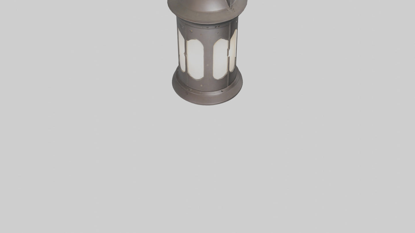 3D model Outdoor lantern model VR / AR / low-poly