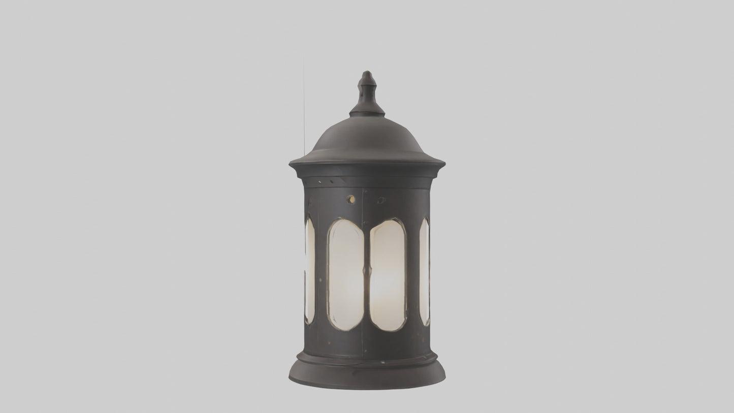 3D model Outdoor lantern model VR / AR / low-poly